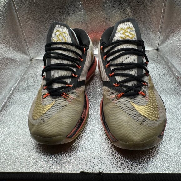 Size 8.5 Nike‎ KD 6 Elite Gold Pink Black Mens Basketball Sneakers 642838-100 main image 4